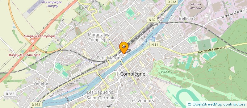 localisation de l'entreprise SARL LE COMPIEGNOIS à COMPIEGNE