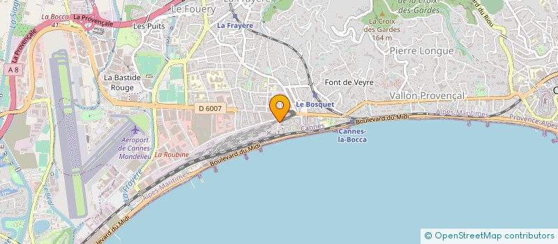 localisation de l'entreprise SARL LE COMPTOIR EUROPEEN  CANNES