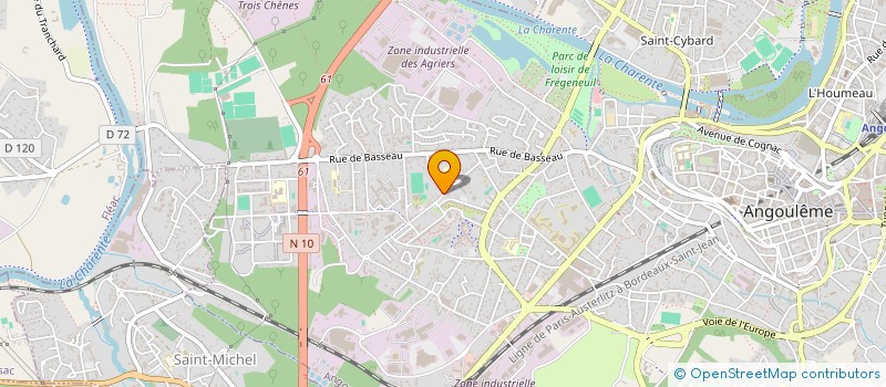 localisation de l'entreprise SARL LE CONCORDE à ANGOULEME