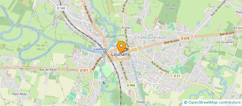 localisation de l'entreprise SARL LE CONFORT MENAGER à LOUHANS