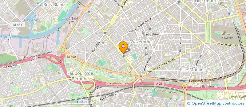 localisation de l'entreprise SARL LE CONTACT à LILLE