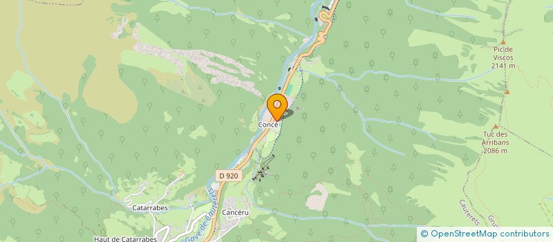 localisation de l'entreprise SARL LE COQ HARDI  CAUTERETS