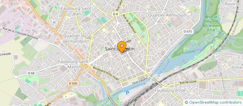 localisation de l'entreprise SARL LE CORNER à SAINT-QUENTIN