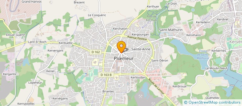 localisation de l'entreprise SARL LE COROLLER  PLOEMEUR