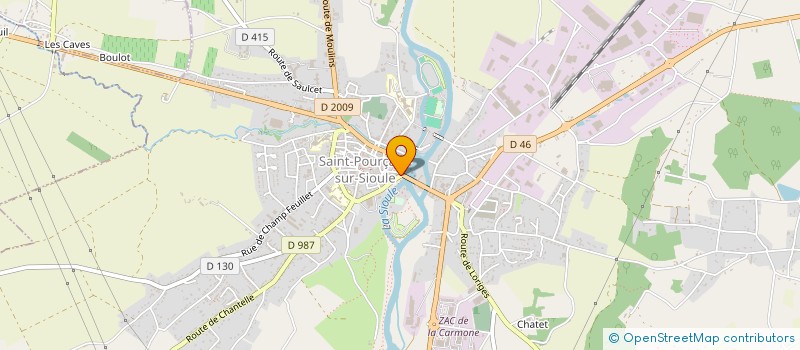 localisation de l'entreprise SARL LE COROSSOL à SAINT-POURCAIN-SUR-SIOULE