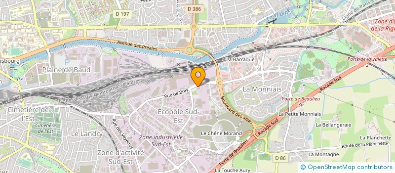 localisation de l'entreprise SARL LE COZ  CESSON-SEVIGNE