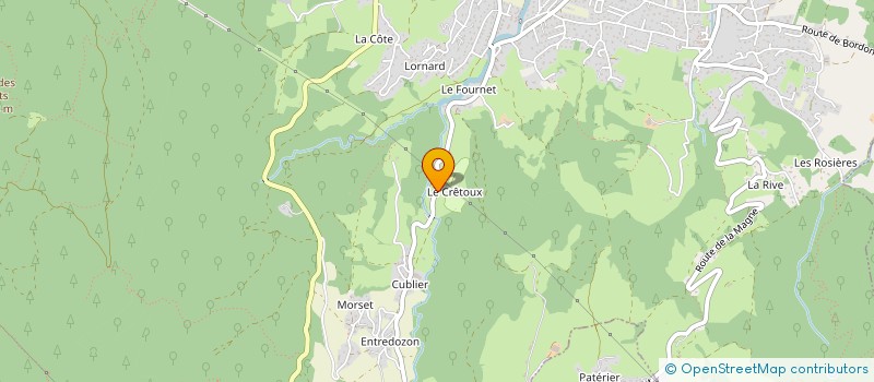 localisation de l'entreprise SARL LE CRETOUX à SAINT-JORIOZ