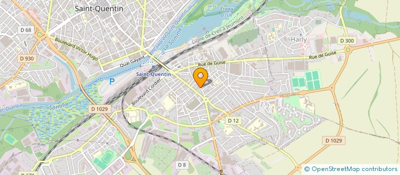 localisation de l'entreprise SARL LE CRONSTADT à SAINT-QUENTIN