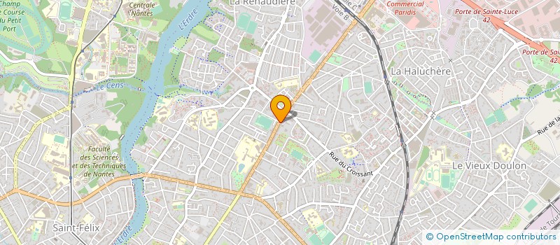 localisation de l'entreprise SARL LE CROQUENBOUCHE à NANTES
