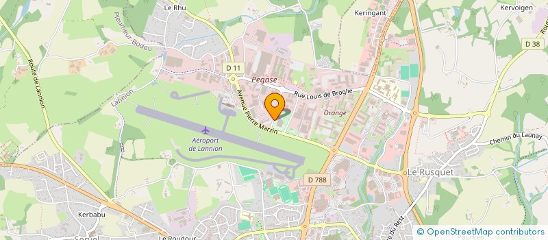 localisation de l'entreprise SARL LE DANTEC à LANNION