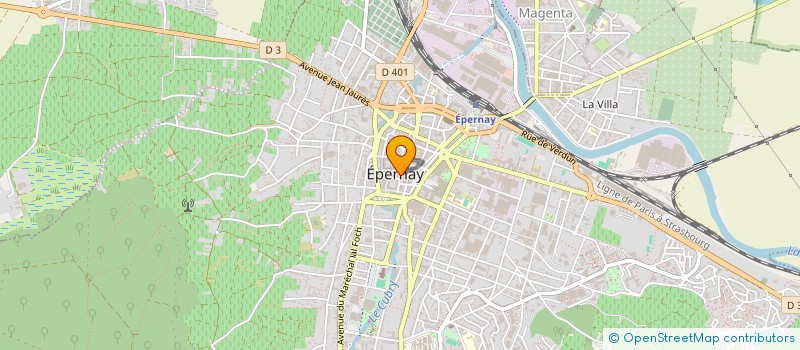 localisation de l'entreprise SARL LE DARJEELING  EPERNAY