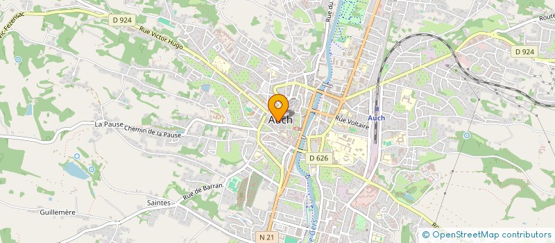localisation de l'entreprise SARL LE DAROLLES  AUCH