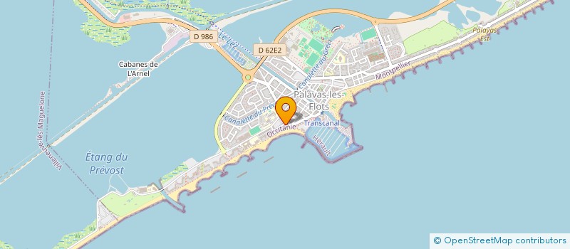 localisation de l'entreprise SARL LE DAUPHIN à PALAVAS-LES-FLOTS