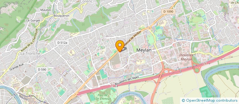localisation de l'entreprise SARL LE DAYA à MEYLAN