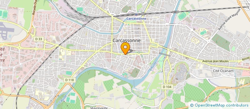 localisation de l'entreprise SARL LE DELICE DES CAPUCINS à CARCASSONNE