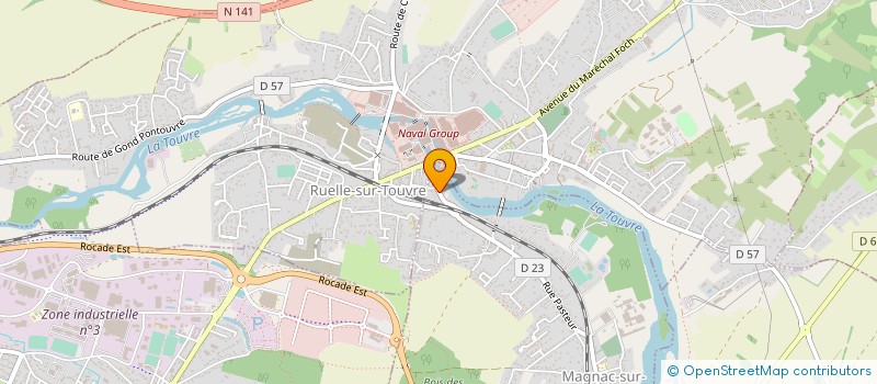 localisation de l'entreprise SARL LE DIABOLO à MAGNAC-SUR-TOUVRE