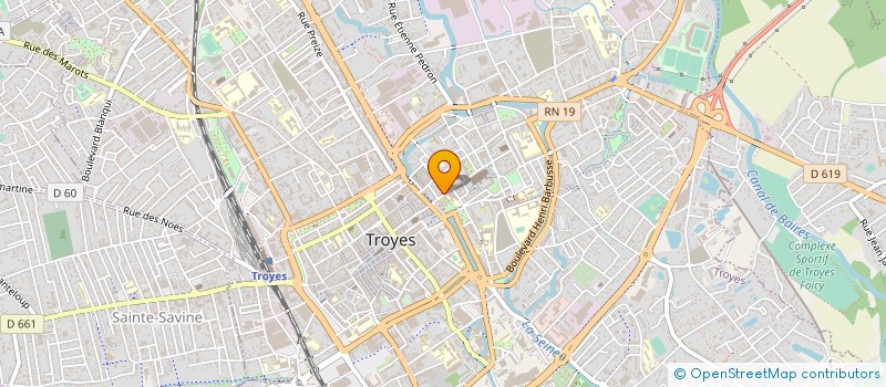 localisation de l'entreprise SARL LE DIX-DIX  TROYES