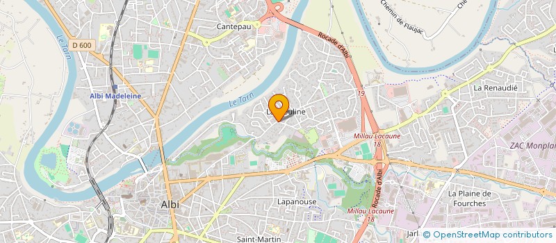 localisation de l'entreprise SARL LE DOMAINE à ALBI