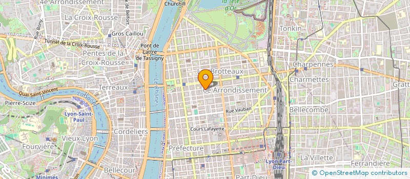 localisation de l'entreprise SARL LE DOMAINE DES VINS  LYON