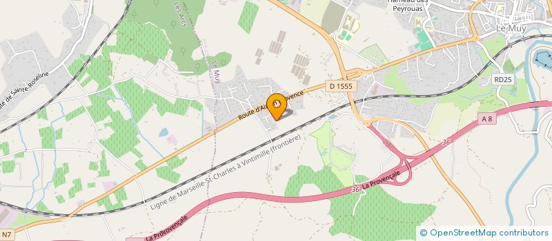 localisation de l'entreprise SARL LE DOMAINE DU THOUAR à LE MUY