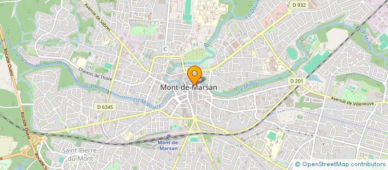 localisation de l'entreprise SARL LE DONJON à MONT-DE-MARSAN
