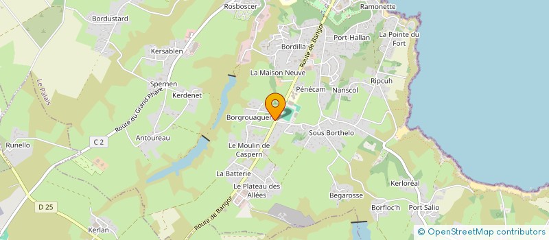 localisation de l'entreprise SARL LE DOUX LE GARREC à LE PALAIS