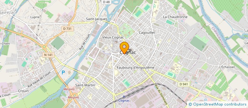 localisation de l'entreprise SARL LE DUGUESCLIN à COGNAC