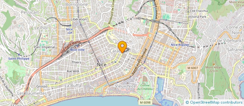 localisation de l'entreprise SARL LE DUO à NICE