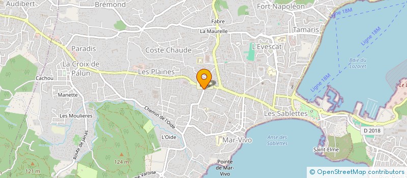 localisation de l'entreprise SARL LE FABREGAS  LA SEYNE SUR MER