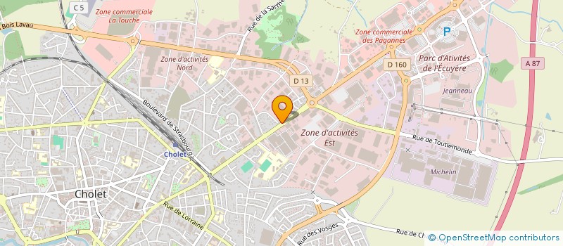 localisation de l'entreprise SARL LE FAGOT à CHOLET