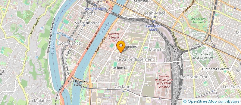 localisation de l'entreprise SARL LE FAUCON  LYON