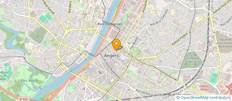 localisation de l'entreprise SARL LE FEELING à ANGERS