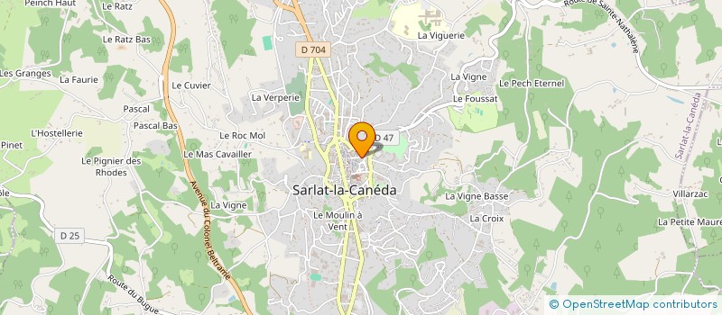 localisation de l'entreprise SARL LE FENELON à SARLAT-LA-CANEDA