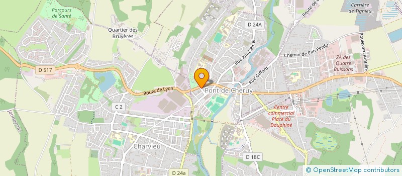 localisation de l'entreprise SARL LE FLAMINGO  PONT-DE-CHERUY