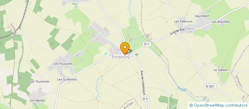 localisation de l'entreprise SARL LE FONTENOY  FONTENOY