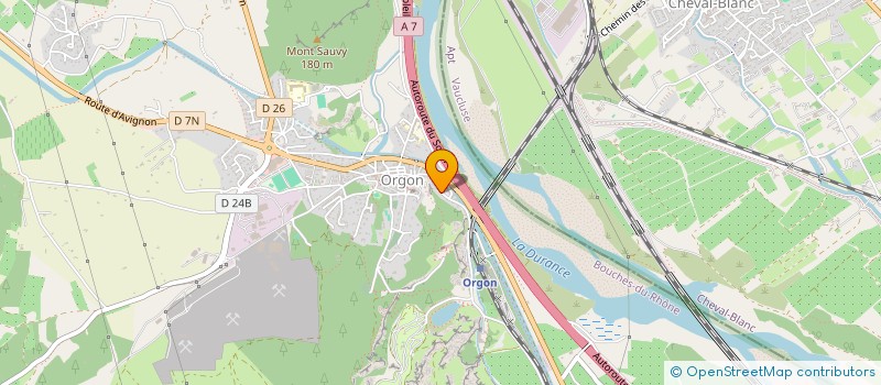 localisation de l'entreprise SARL LE FORGERON  ORGON