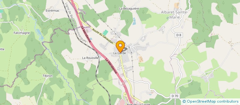 localisation de l'entreprise SARL LE FORUM  ALBARET-SAINTE-MARIE