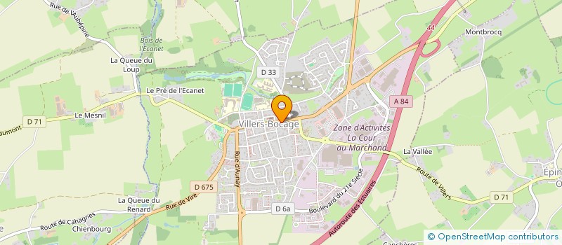 localisation de l'entreprise SARL LE FOURNIL D'ALICE  VILLERS-BOCAGE