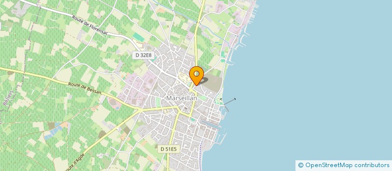 localisation de l'entreprise SARL LE FOURNIL D'ERIC à MARSEILLAN