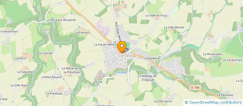 localisation de l'entreprise SARL LE FOURNIL DE CORSEUL  CORSEUL