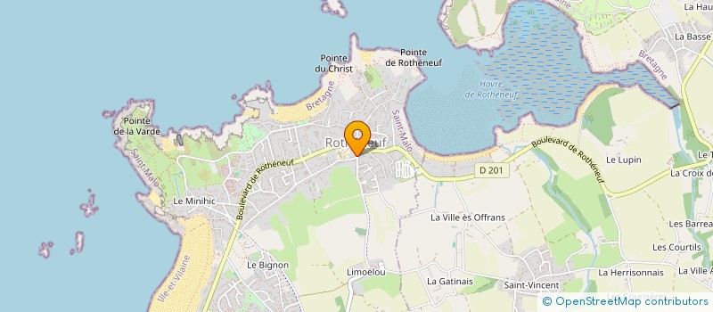 localisation de l'entreprise SARL LE FOURNIL DE ROTHENEUF à SAINT-MALO