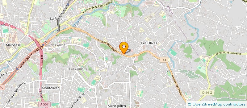 localisation de l'entreprise SARL LE FOURNIL DES OLIVIERS à MARSEILLE