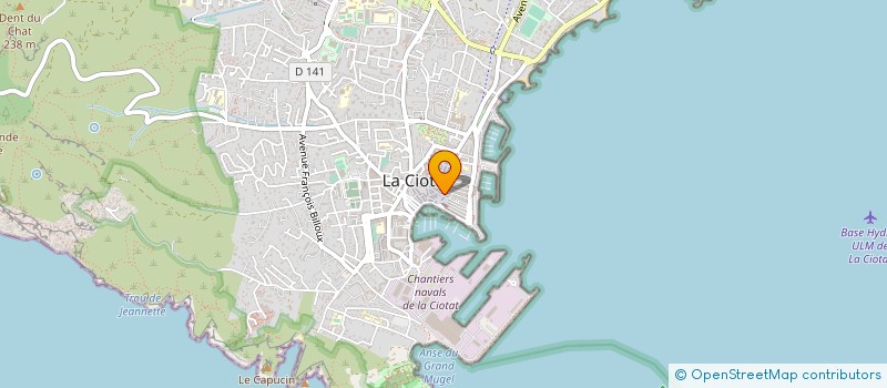 localisation de l'entreprise SARL LE FOURNIL LORRAIN à LA CIOTAT