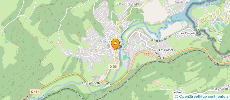 localisation de l'entreprise SARL LE FRANCE à VILLERS-LE-LAC
