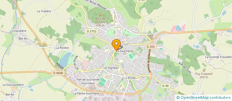 localisation de l'entreprise SARL LE FRANCE à POUZAUGES