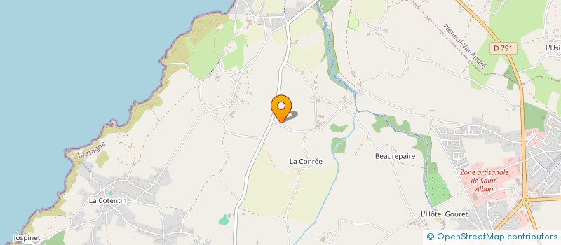 localisation de l'entreprise SARL LE FRECHE ASSOCIES à LAMBALLE-ARMOR