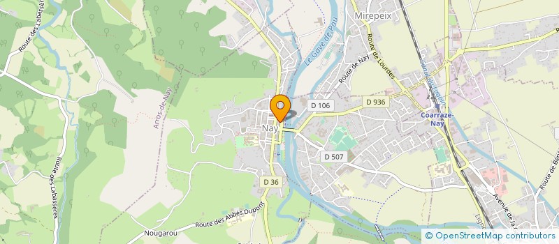 localisation de l'entreprise SARL LE FROMENTIER à NAY
