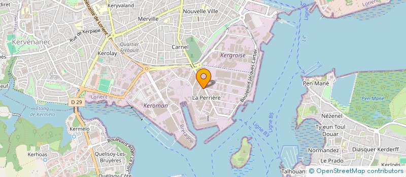 localisation de l'entreprise SARL LE GABRIEL à LORIENT