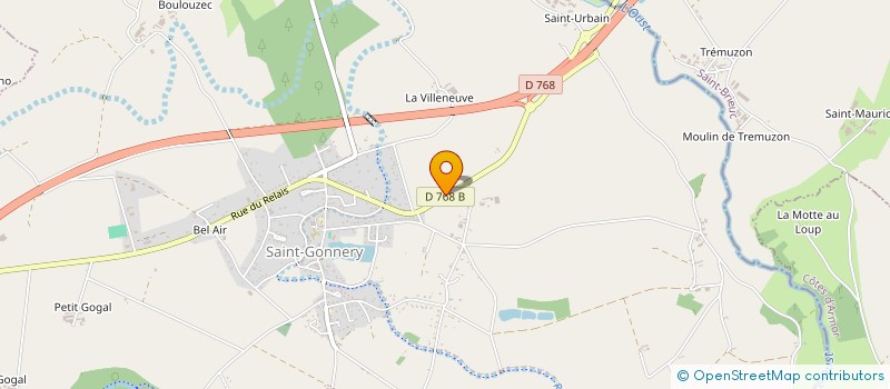 localisation de l'entreprise SARL LE GALERY  SAINT-GONNERY