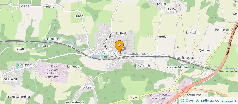 localisation de l'entreprise SARL LE GALL  SAINT-NOLFF